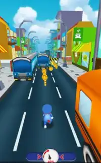 Super Doraemon Run: Doramon, Doremon Subway Game Screen Shot 6
