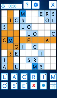 Sudoku with letters and words Screen Shot 5