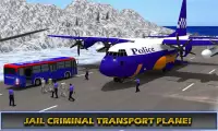 警察飛行機トランスポーター Screen Shot 4