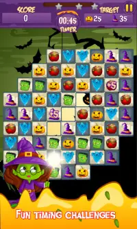 Halloween Smash - Witch Candy Match 3 Puzzle Screen Shot 3