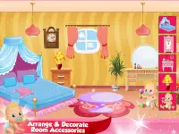 Kız bebek evi: tasarım ve temiz lüks odalar Screen Shot 1