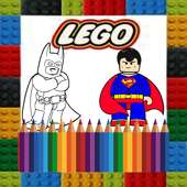 Coloring book for Super Legos