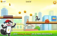 Honey Bunny – Run for Kitty : Hero Runner Dash Screen Shot 0
