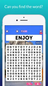 Super Word Search Puzzle: Ads Free Screen Shot 5