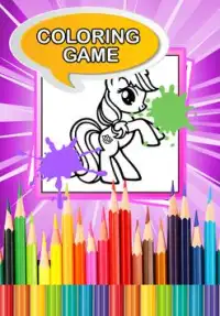 Coloring book Little Pony Screen Shot 2