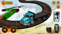 Caminhos Impossíveis Semi Truck: Vertigo Driving Screen Shot 1
