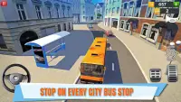 ciudad entrenador autobús simulador Screen Shot 4