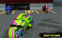 Futuristic Sci Fi Bike Parking - Bike Parking Game Screen Shot 0