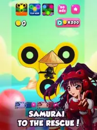 Ninja Kid vs Zombies Special - Fidget Spinner Screen Shot 2