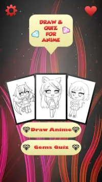 Draw Anime - Gacha Quiz Screen Shot 0