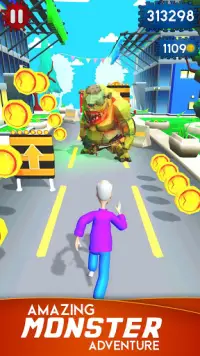 Gramps Run: corredor de metrô sem fim Screen Shot 1