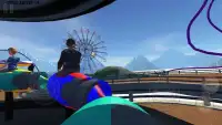 Tema,parque,com roller coaster Screen Shot 1