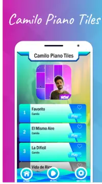 Camilo Favorito - Piano Magic Tiles Screen Shot 1