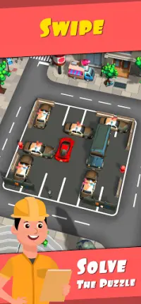 Parking Swipe - 3D Cars Puzzle Jam Screen Shot 0