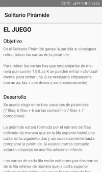 Solitario Pirámide Screen Shot 3