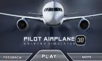 パイロット飛行機ドライビングシムの3D Screen Shot 1