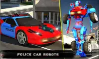 polizia robot auto simulatore Screen Shot 6