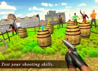 Real Bottle Shoot 3D- Game Pistol Penembak Ahli Screen Shot 1