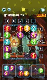 Matemática mágica: jogo de quebra-cabeça número Screen Shot 1