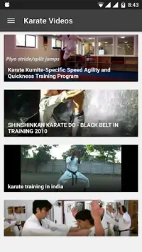 Karate Videos Screen Shot 0