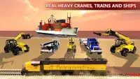 土地・海上貨物サービス：船舶と列車のシミュレーション Screen Shot 1
