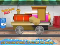 Train Engine Wash: gry dla dzi Screen Shot 3