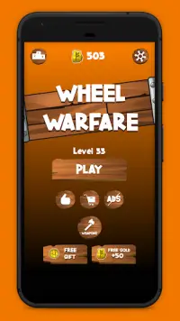 Wheel Warfare - Ultimate Knife Game Screen Shot 1