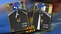 Crash Rider: 3D Moto Bike Race Screen Shot 1