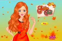 Golden Fall Style Dress Up Screen Shot 0