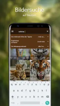 Hintergrundbilder mit Tiger 4K Screen Shot 2