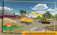 Offroad Farming Construction Excavator Sim Game Screen Shot 0