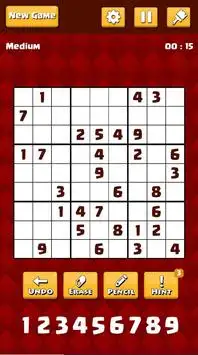 Daily Sudoku: Free online sudoku hard- Websudoku Screen Shot 1