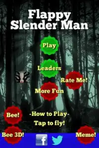 Flappy Slender Man Screen Shot 0