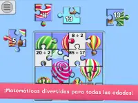 Juegos de matemáticas para niños con rompecabezas Screen Shot 7