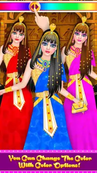 이집트 인형-패션 살롱 드레스 및 화장 Screen Shot 9