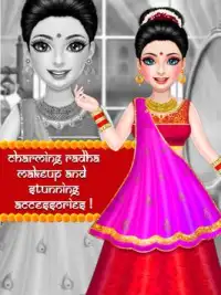 Radha Krishna Makeover -  Gopi Doll Fashion Salon Screen Shot 2