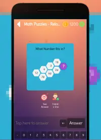 Logical Math Puzzle Game Screen Shot 1