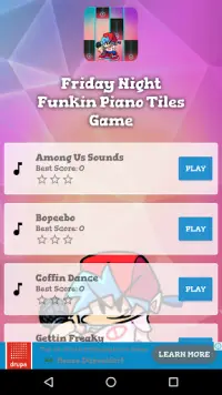 Friday Night Funkin Piano Tiles Game Screen Shot 0