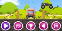 Giant Monster Truck Racing Extreme Screen Shot 1