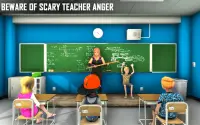 무서운 악한 교사 3D : 새로운 무서운 게임 2021 Screen Shot 0