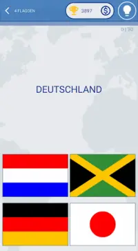 Das Flaggen der Welt - Quiz Screen Shot 7