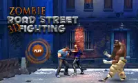 좀비 도로 거리 3D 싸움 : 전투기 게임 Screen Shot 5