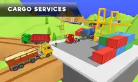 Uphill Blocky Truck Simulator 2018 Screen Shot 0