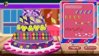 केक सजावट खेल: पाक कला खेल Screen Shot 1