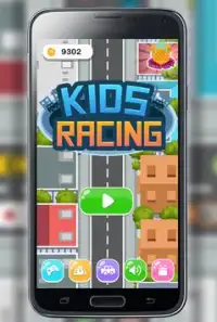 Trò chơi đua xe trẻ em - Kids car racing game !! Screen Shot 0