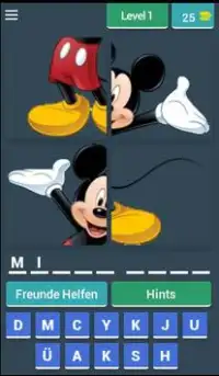 Errate den Disney Charakter Screen Shot 0