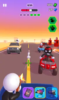Rage Road - Car Shooting Game Screen Shot 6