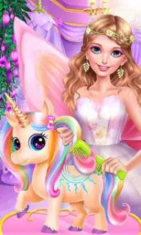Fairy Princess Unicorn Salon Screen Shot 0