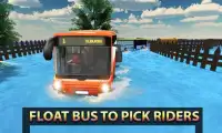 Water Surfer Passenger Bus Driving & Floating Sim Screen Shot 1