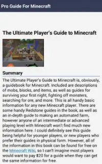 Bigginers Guide For Minecraft Screen Shot 1